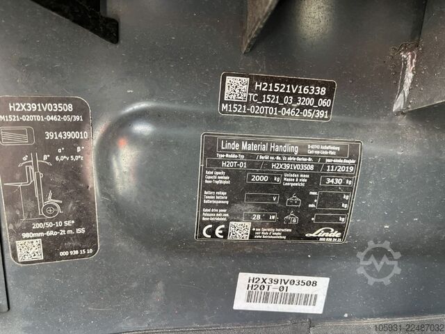 Forklift LPG Linde H20T-01
