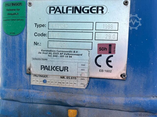 起重卡车 MAN LE 220 B + PALFINGER PK 14080 - 3X EXT + HAAKAR...