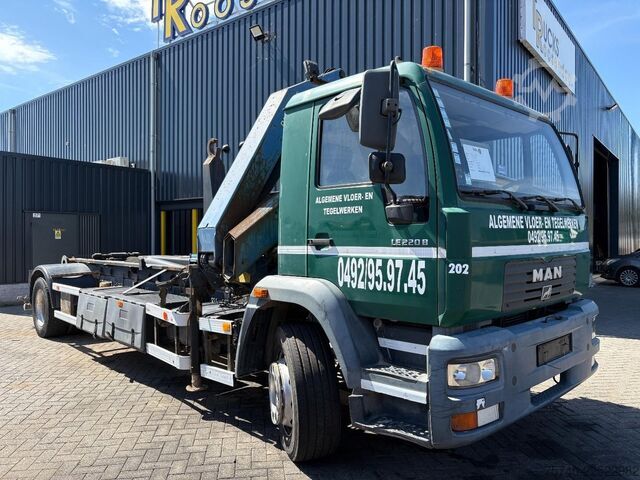 起重卡车 MAN LE 220 B + PALFINGER PK 14080 - 3X EXT + HAAKAR...