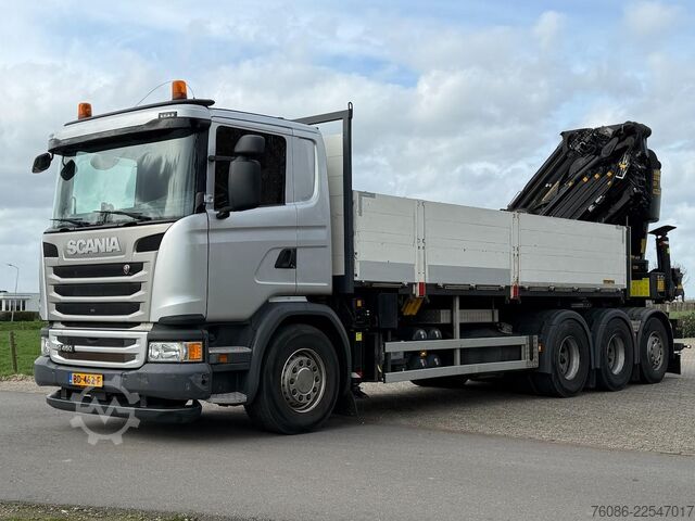 Kranwagen Scania G450 8x4 triple, PALFINGER PK92002 (92tm) FLYJI...