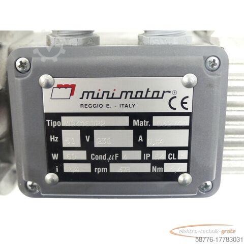 モーター minimotor ACK160P2 Motor SN:532746