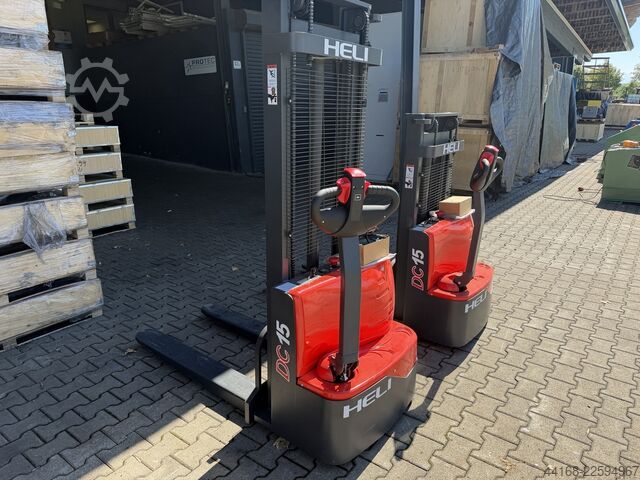 Transpaleta eléctrica, apilador de elevación, carretilla elevadora eléctrica Heli DC 15