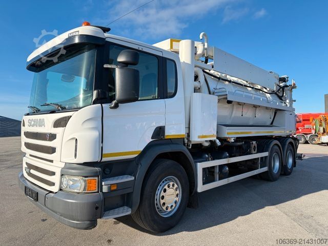 Cistercijsko vozilo za vakuumsko izvlačenje SCANIA P360 6x4 Hvidtved Larsen Flexline 312 Euro 6