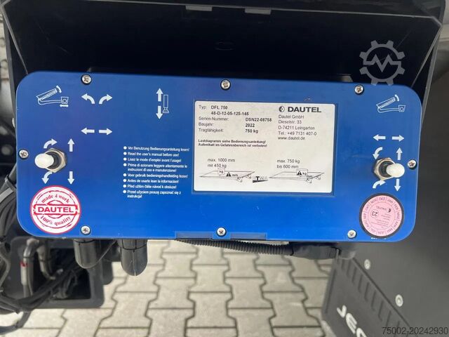 Box body JEGGER UNUSED CLOSED BOX + DAUTEL TAILLIFT (750KG)