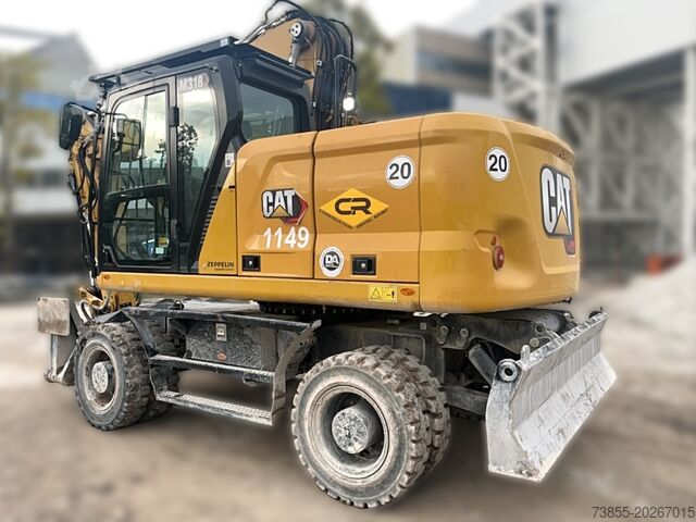 รถขุดล้อยาง Caterpillar M318