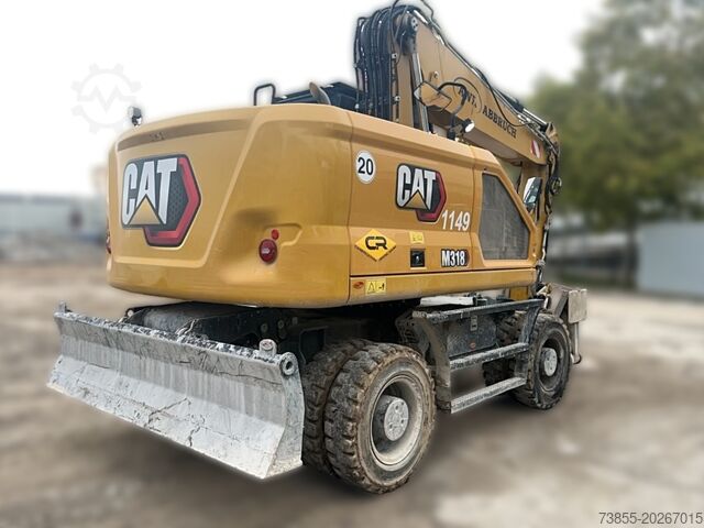 รถขุดล้อยาง Caterpillar M318