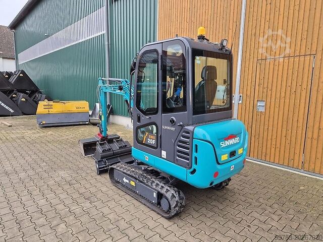 รถตักหน้าขุดหลัง Sunward SWE20F - Vorführmaschine