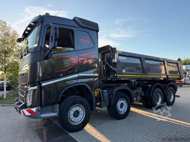 Camion-benne tricar VOLVO FH 500 8x4 Dautel 3-Seiten-Kipper+Bordmatik