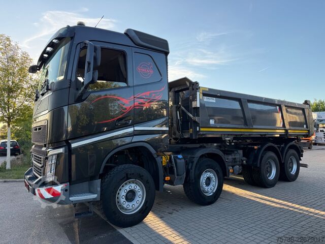 Autocarro ribaltabile VOLVO FH 500 8x4 Dautel 3-Seiten-Kipper+Bordmatik