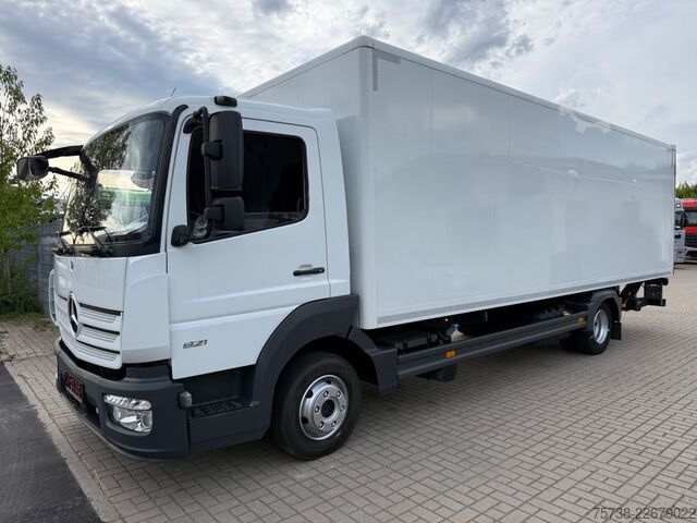 बॉक्स वैन MERCEDES-BENZ Atego 821 L Koffer+LBW/Klima/Motorbremse/EURO6D