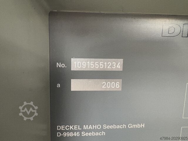 Universal-Bearbeitungszentrum Deckel Maho DMU 50 EVO LINEAR