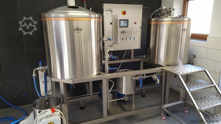 Sala cottura a 2 unità con tini di fermentazione MARICAN L250E3