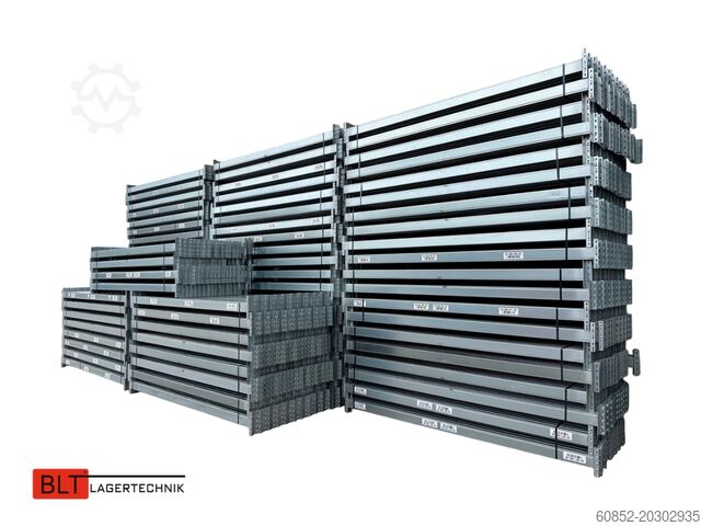 भारी शुल्क शेल्फ ca. 14 lfm. Dexion P90 Palettenregale H:6,5m Fachlast: 2400kg Schwerlastregale