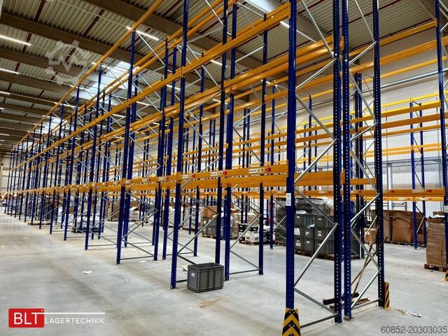 Raft de mare rezistență 14 lfm. Jungheinrich MPB Palettenregale H:645cm 1800kg Fachlast Schwerlastregale