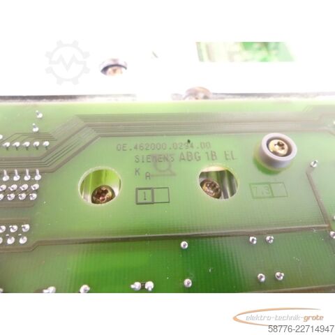 Komponenta Siemens Simodrive 6SC6100-0GC08 462 010.9062.08 Stromversorgung