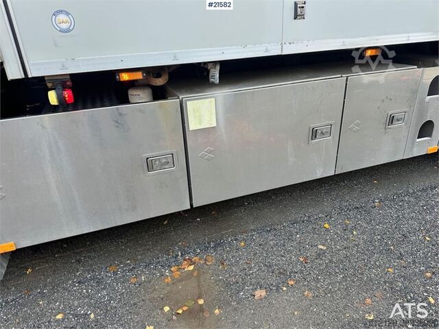 Box body Volvo FM 500 6x2 box truck w/ full side opening and lift