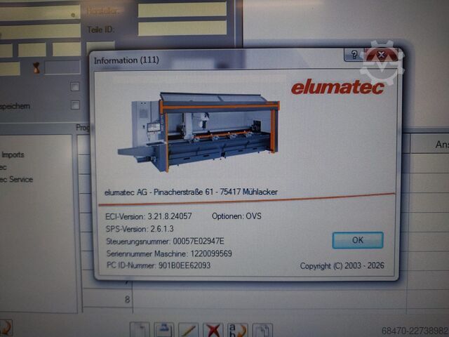 Pusat pemesinan bar Elumatec SBZ 122/75