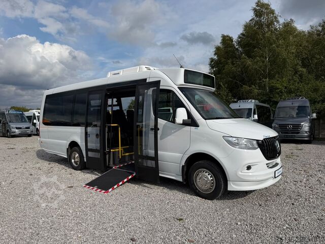 City bus MERCEDES-BENZ Sprinter 16+27 Mittelniederflur Linien Rollstuhl