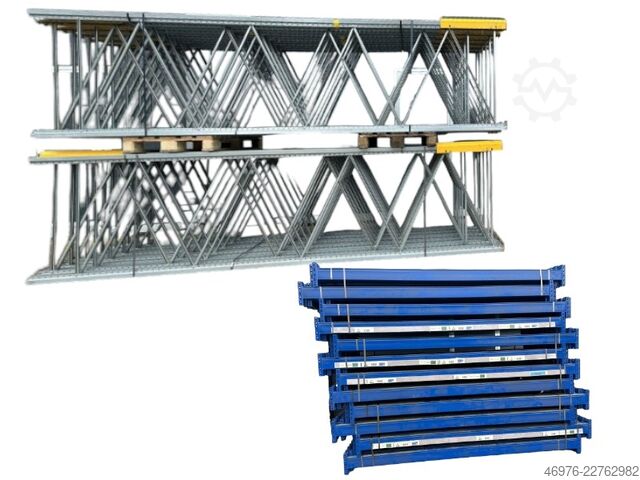 4 500 x 1 100 mm / Lengde: 14,04 løpemeter. BITO PRO Palettenregalanlage Palettenregal Regal