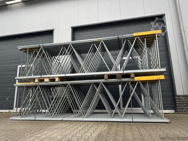 4 500 x 1 100 mm / Lengde: 14,04 løpemeter. BITO PRO Palettenregalanlage Palettenregal Regal