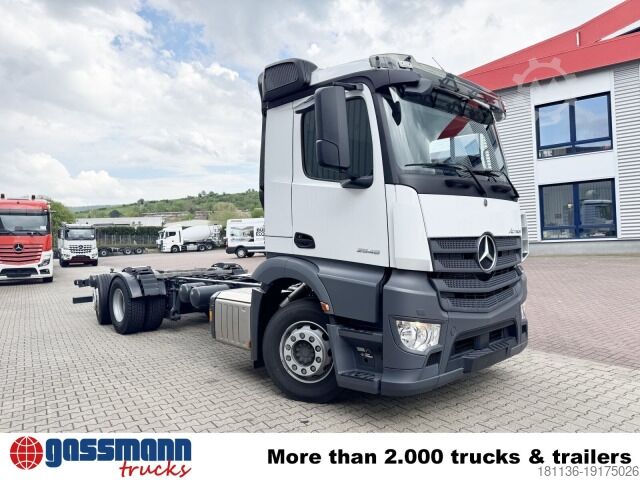 Камион с кука за контейнери Mercedes-Benz Actros 2548 L 6x2, Retarder, Lenk-/Liftachse