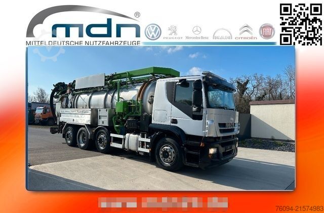 バキュームタンクローリー IVECO Stralis 260S48 Sinz ADR SaugDruck Kombispül.Recy