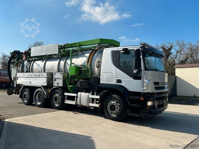 バキュームタンクローリー IVECO Stralis 260S48 Sinz ADR SaugDruck Kombispül.Recy