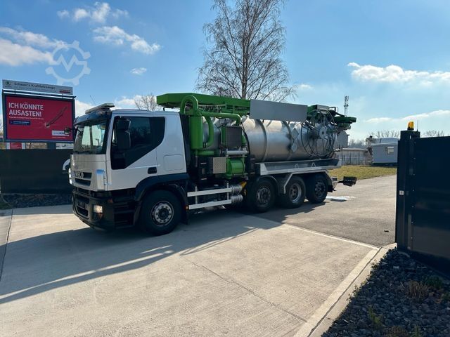 バキュームタンクローリー IVECO Stralis 260S48 Sinz ADR SaugDruck Kombispül.Recy