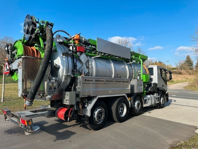 バキュームタンクローリー IVECO Stralis 260S48 Sinz ADR SaugDruck Kombispül.Recy