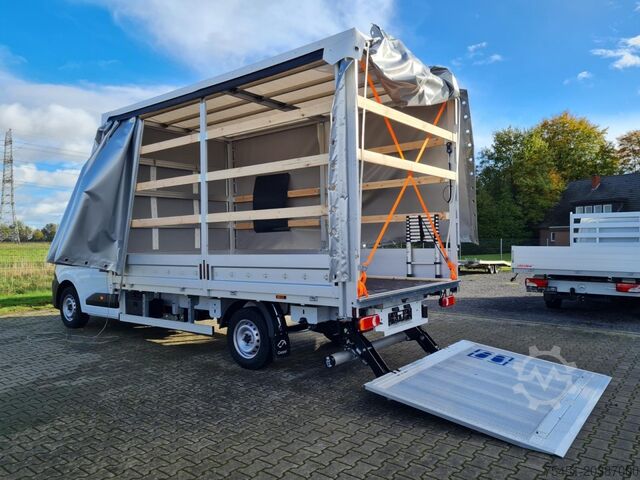 Kardinaga kaubik Renault Master Pritsche Schiebe Plane Schlafkab LBW Luftfederung