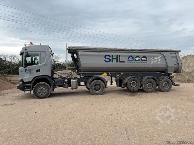 Volquete Scania G500 XT 4x4 with 2021 Schwarzmüller K-Serie 3x Axles