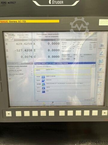 Rectificadora cilindrica cnc STUDER S33 CNC