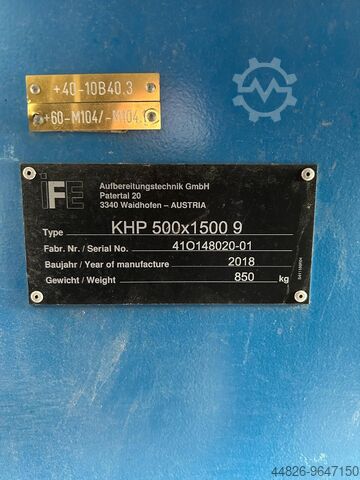 Tambor magnético IFE Aufbereitungstechnik GmbH KHP 500x1500 9-S