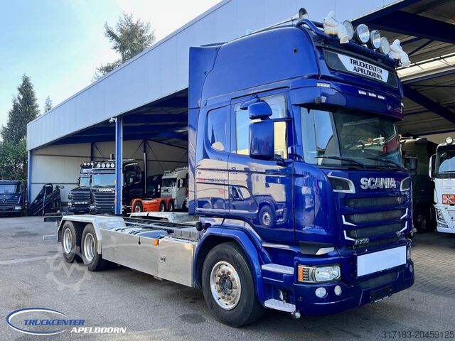 Chasis con cabina Scania R730 V8 6x4, Retarder, Clutch! PTO