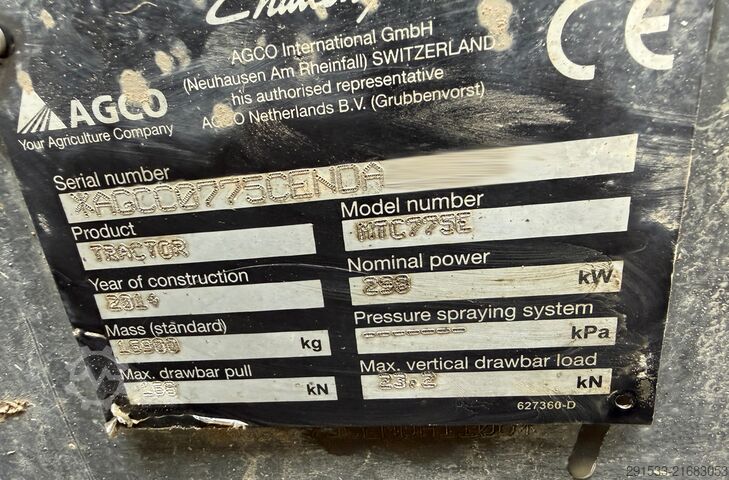 Tractor Challenger MT775E / LIKE NEW!