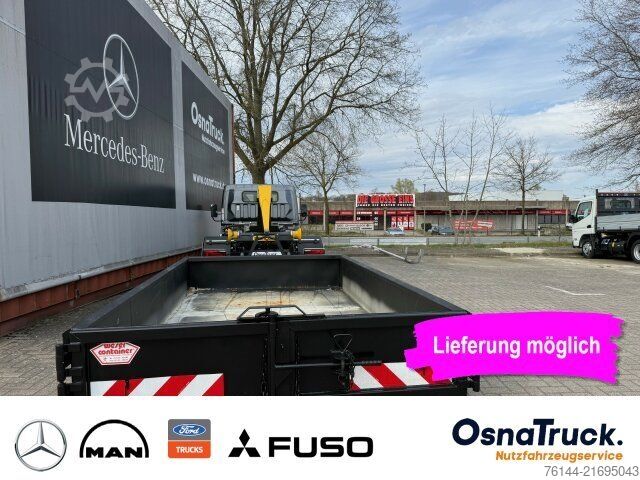 Kippi pakettiauto FUSO 7C18e Palfinger Abrollkipper Klima,Nutzl.3195 KG