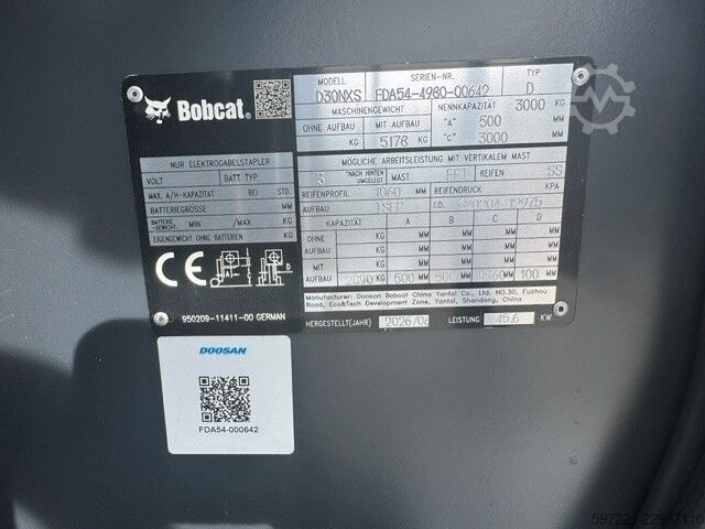 Dísellyftarar Bobcat D30NXS
