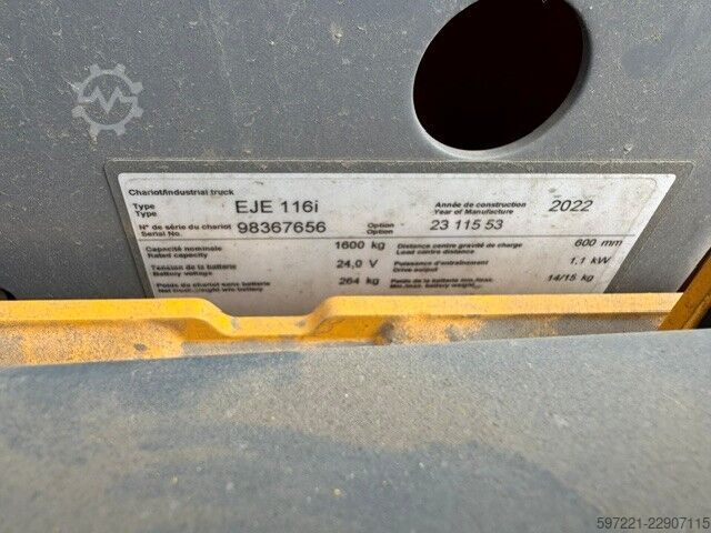 Dongkrak palet manual Jungheinrich EJE 116i Li-Ion