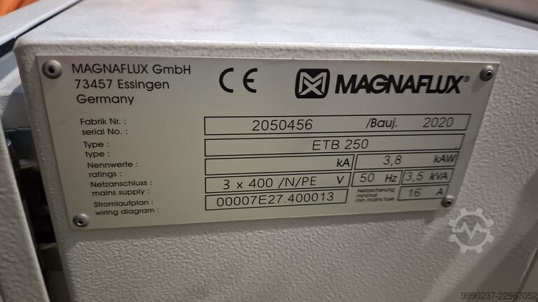 DEMAGNETIZER AND VACUUM TABLE MAGNAFLUX ETT-250