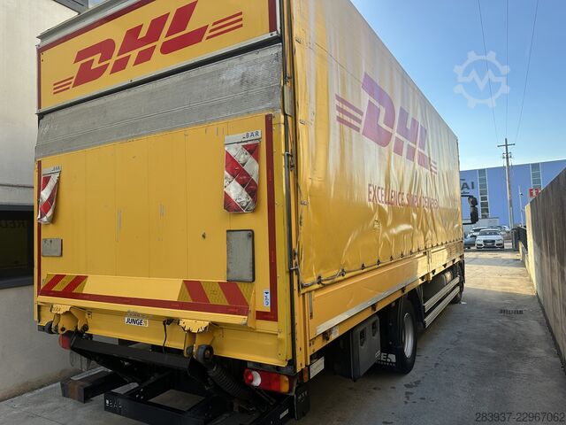 Flatbed truck with tarp Iveco Eurocargo ML 120E25 P EURO 6