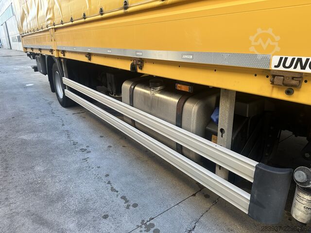 Flatbed truck with tarp Iveco Eurocargo ML 120E25 P EURO 6