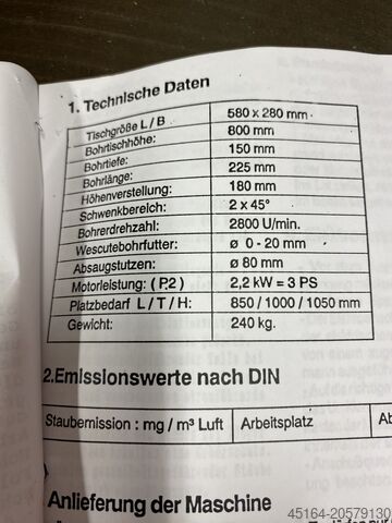 Mașină de găurit cu fante MCN LB 900