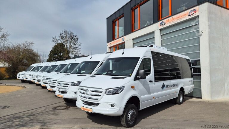 Minibüs MERCEDES-BENZ 519  Allrad 4 x 4  20 / 23 Sitzer schnelle Liefe
