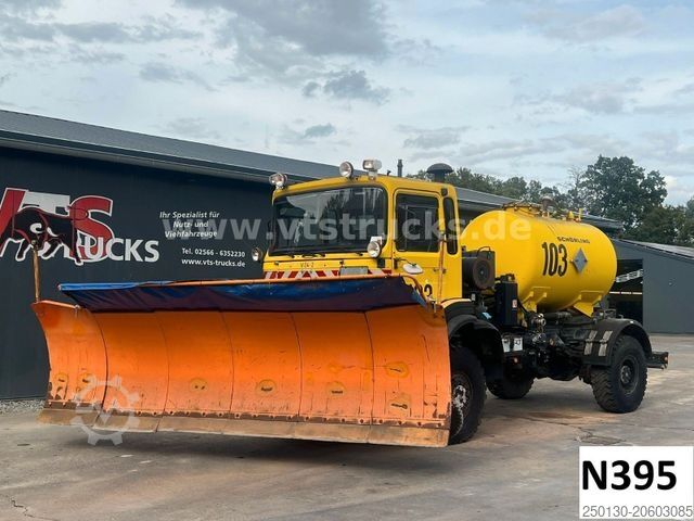 Lori tangki MAN F8 Winterdienst Räumschild