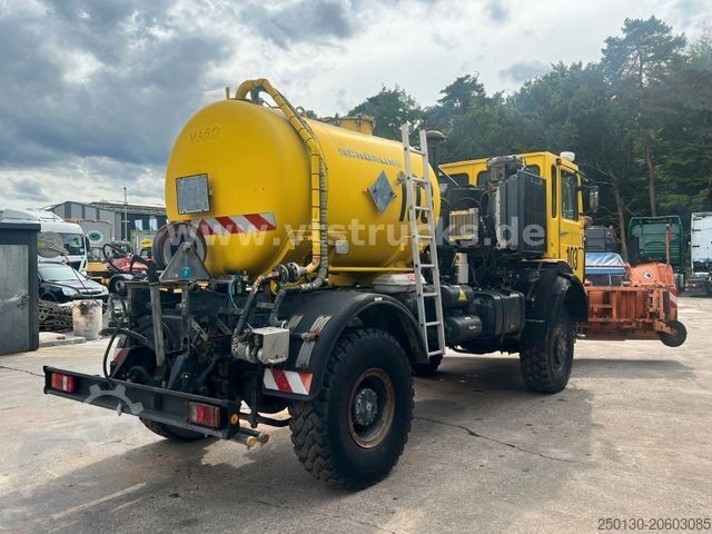 Lori tangki MAN F8 Winterdienst Räumschild