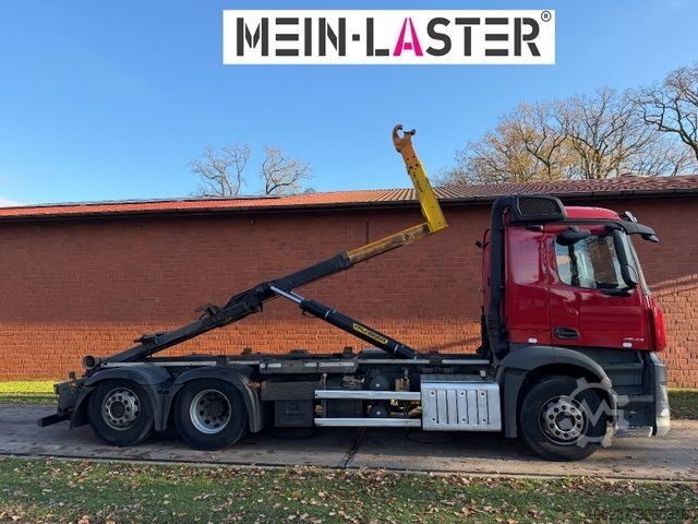 Roll-off tipper truck MERCEDES-BENZ 2643 6x2 Palfinger Lift-Lenkachse TÜV 10-26