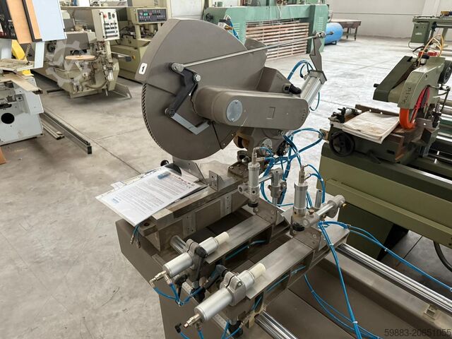 Sierra de doble eje para corte transversal Pertici 402-IP