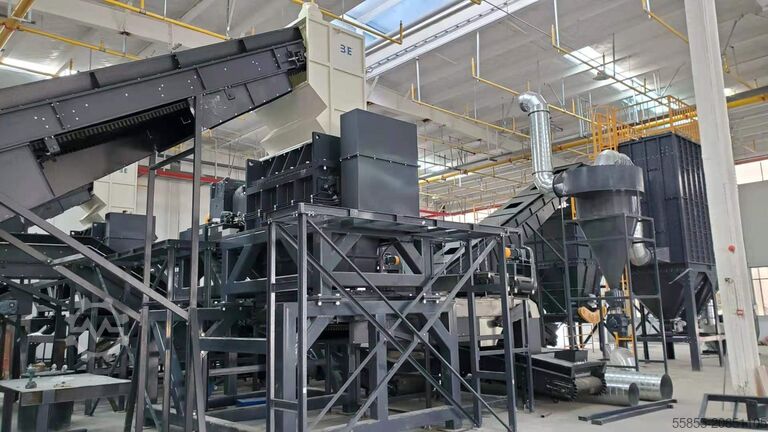 TIRE RECYCLING / SHREDDING SYSTEM 3E-GrabTrade TIRE RECYCLING LINE