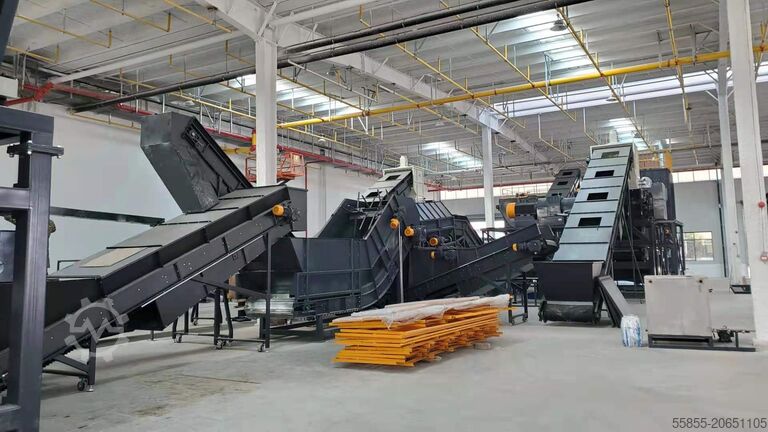 TIRE RECYCLING / SHREDDING SYSTEM 3E-GrabTrade TIRE RECYCLING LINE