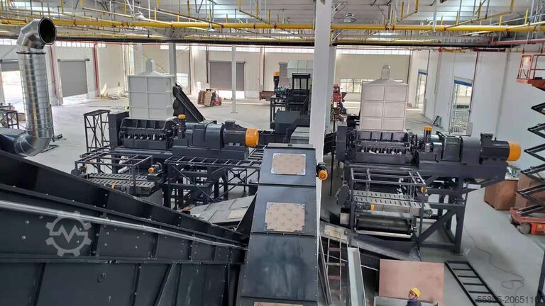TIRE RECYCLING / SHREDDING SYSTEM 3E-GrabTrade TIRE RECYCLING LINE